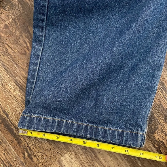 Vintage 1990s Cyber Grunge Baggy Leg Jeans Size 36x30 - Picture 6 of 8